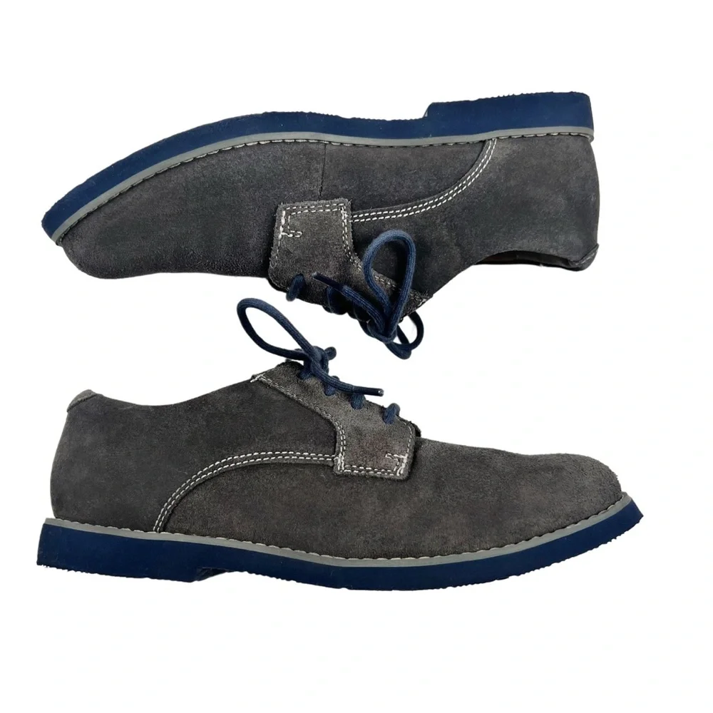 Florsheim Kids Gray Suede Oxfords Size 5
